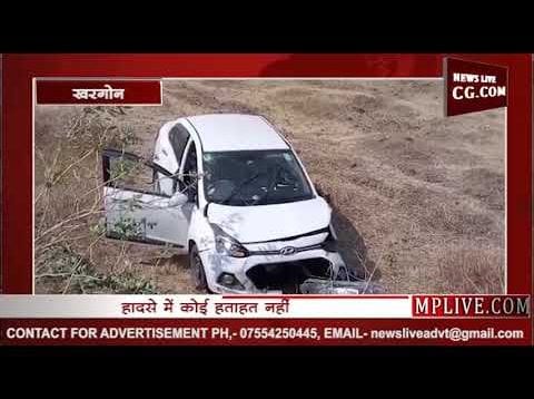 जानवर को बचाने में कार दुर्घटनाग्रस्त