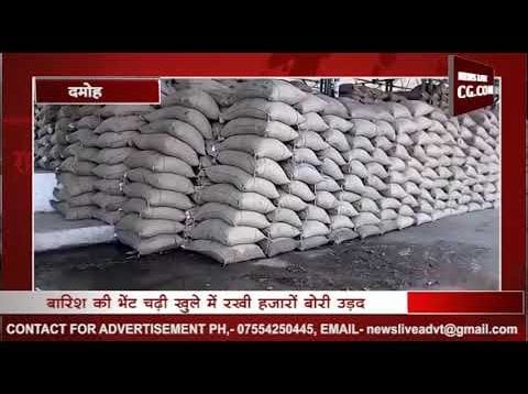 बारिश से बर्बाद हुई हजारों बोरी उड़द