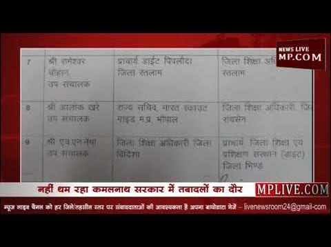 शिक्षा विभाग में हुए तबादले, यहां देखिए लिस्ट