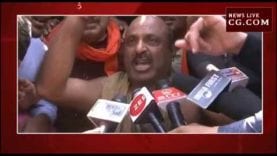 ग्वालियर में भाजपाइयों को पुलिस ने जमकर पीटा, सांसद अनूप मिश्रा गिरफ्तार