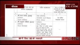 ग्वालियर कलेक्टर भरत यादव को हटाया, अनुराग चौधरी बने नए कलेक्टर