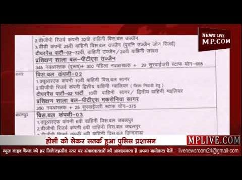होली को लेकर पुलिस की तैयारी, जारी किए ये निर्देश