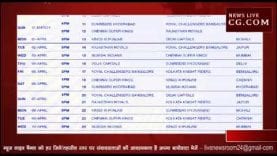 जारी हुआ आईपीएल का schedule,MP में नहीं है कोई भी मैच