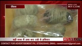 सेंधवा में बीजेपी नेता ने जमा कर रखा था हथियारों का जखीरा