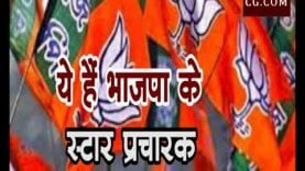ये हैं भाजपा के स्टार प्रचारक