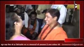 साध्वी को मिला ताई का साथ, भोपाल में की मुलाकात