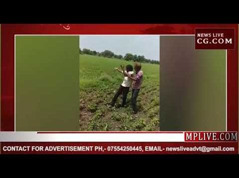 बारिश नहीं होने के चलते किसान का फिरा दिमाग