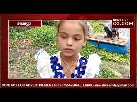 शाजापुर में जुगाड़ से हो रही नदी पार