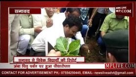 सनावद में विधायक, कलेक्टर एसपी सहित जनप्रतिनिधियो ने किया पौधारोपण