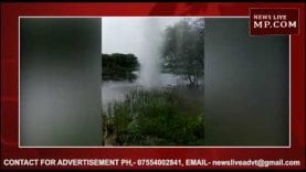 प्रकृति का अजब नजारा, सूखे पड़े बोरवेल में फूटा फव्वारा