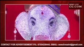 हीरों से सजे गणपति बप्पा