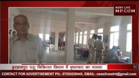 अब पशु के नाम पर भृष्टाचार पकड़ा गया पशु चिकित्सा