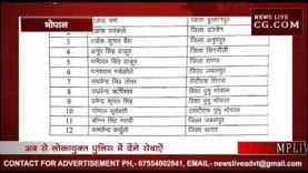 लोकायुक्त में ट्रांसफर हुए प्रदेश के टीआई