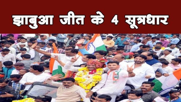 jhabua जीत के 4 सूत्रधार
