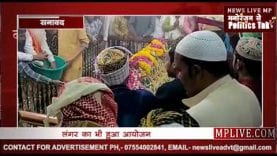 सनावद में संदल चादर का जुलूस निकाला