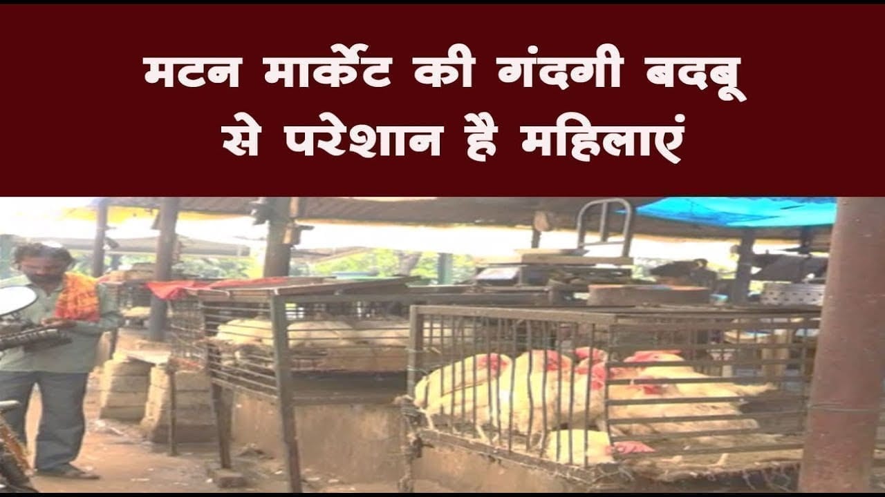 चिकन-मटन मार्केट में फैली गंदगी और बीमारी की आशंका से लोग परेशान