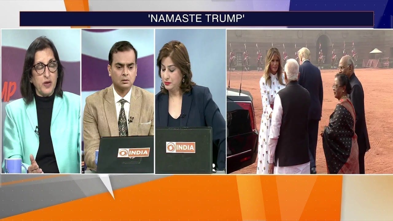 हैदराबाद हाउस से मोदी ट्रंप LIVE