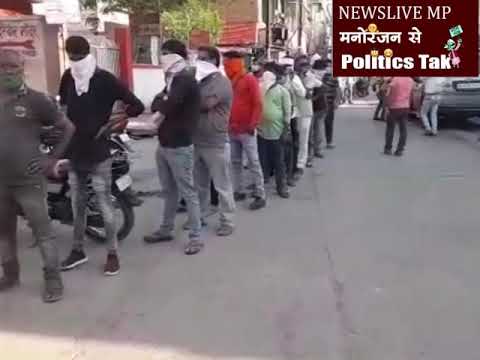 सतना-शराब दुकान खुलने से टूट पड़े शराबी,आबकारी व पुलिस को करनी पड़ी मशक्कत