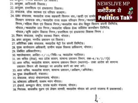 IAS अफसरों की नई पदस्थापन